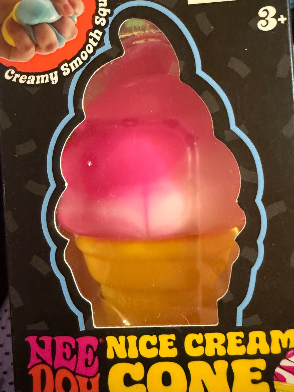 Needoh Nice Cream Cone New in Box Ice Cream FAST SHIPPING Squish COLOR RANDOM